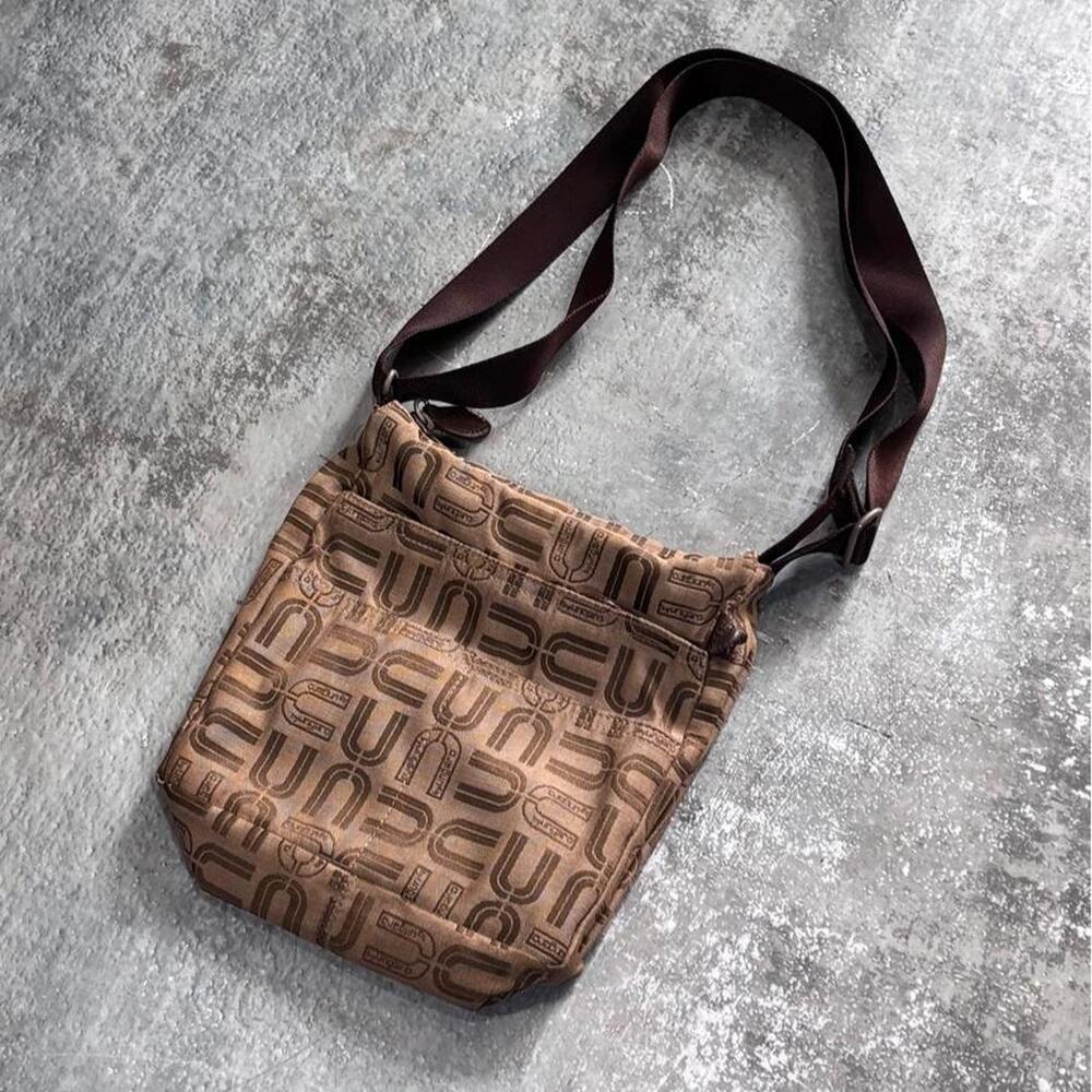 Y2K Brown & Tan Emanuel Ungaro Shoulder Bag! Coach